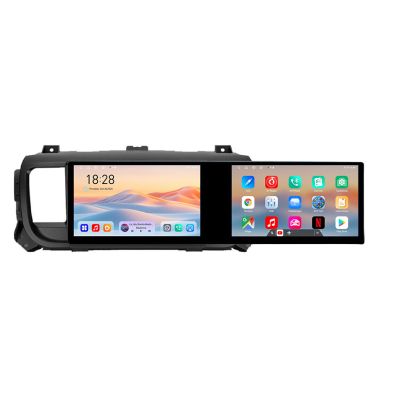 Navigáció Citroen Jumpy Toyota Ace Peugeot Traveler Kit-jumpy16 Edotec 2 képernyő 8 magos 4+128 21.6 hüvelykes Incell android Wifi 5Ghz gps internet v1