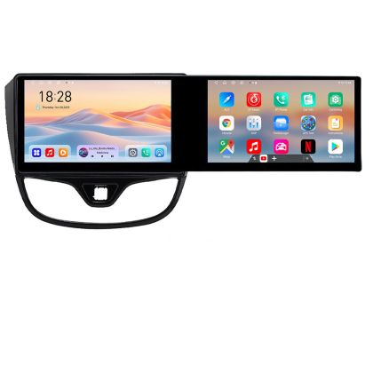 Navigáció Opel Karl 2017- Kit-karl Edotec 2 képernyő 8 magos 4+128 21.6 hüvelykes Incell android Wifi 5Ghz gps internet