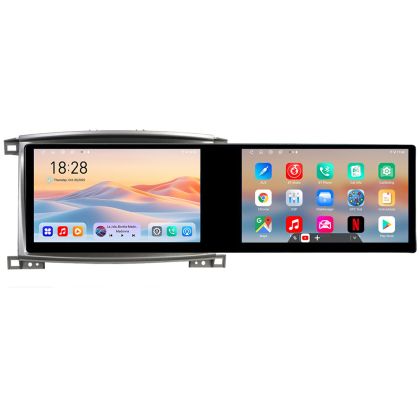 Navigatie Toyota Land Cruiser L100 2002-2008 Kit-l100 Edotec 2 ecrane  8 core 4+128 21.6 inch Incell android Wifi 5Ghz gps internet