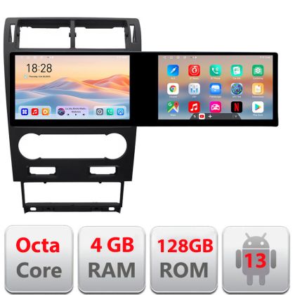 Navigáció Ford Mondeo 2004-2007 Edotec Incell 1K 10.5 hüvelykes 8 magos 4+128 Carplay android autórádió internet kit-mondeo2004-v2+EDT-E211-RK