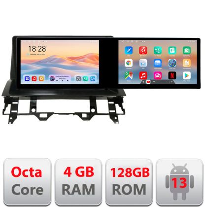 Mazda 6 2004-2008 navigációs készlet - MZD6 Edotec 2 képernyő 8 magos 4+128 21,6 hüvelykes Incell android Wifi 5Ghz gps internet Cor