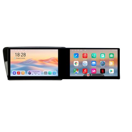 Navigáció Skoda Rapid Seat Toledo 2013+ Edotec 2 képernyő 8 magos 4+128 21.6 hüvelykes Incell android Wifi 5Ghz gps internet Kit-rapid v1