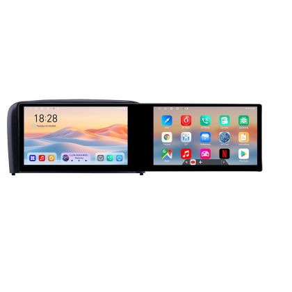 Volvo S80 2004-2006 navigáció Kit-S80 Edotec 2 képernyő 8 magos 4+128 21,6 hüvelykes Incell android Wifi 5Ghz gps internet Co