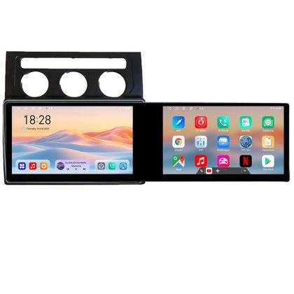 Navigáció VW Touran 2003-2009 automata klíma Kit-touran2 Edotec 2 képernyő 8 magos 4+128 21.6 hüvelykes Intel Android Wifi 5Ghz gps internet és GPS WIFI