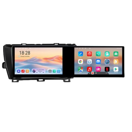 Navigatie Toyota Prius 2009-2014 Edotec 2 ecrane  8 core 4+128 21.6 inch Incell android Wifi 5Ghz gps internet