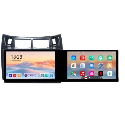 Navigatie Toyota Yaris 2008-2011 Kit-YARIS08 Edotec 2 ecrane  8 core 4+128 21.6 inch Incell android Wifi 5Ghz gps internet