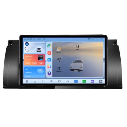 Navigáció BMW E39 és E53 C-082 Android 8 Core 2.2 GHz 8+128 Qled 1K ADAS 4G LTE GPS 360 KIT-082+EDT-E409V3