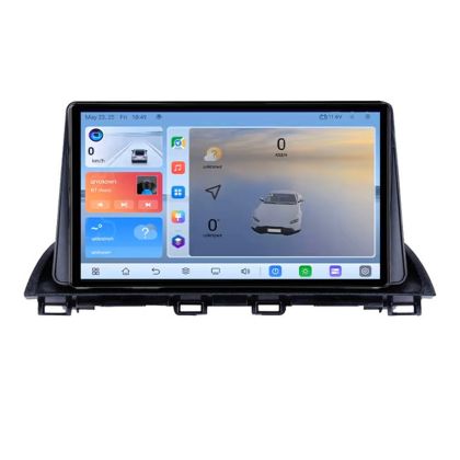 Navigáció Mazda 3 2014-2019 C-463 Android 8 Core 2,2 Ghz 8+128 Qled 1K ADAS 4G LTE GPS 360 KIT-463+EDT-E409V3