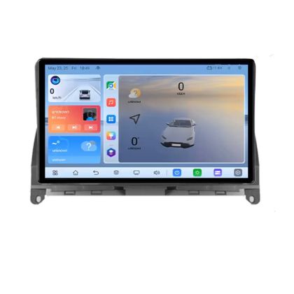 Navigáció Mercedes W204 2008-2012 C-W204 Android 8 Core 2.2 Ghz 8+128 Qled 1K ADAS 4G LTE GPS 360 KIT-W204+EDT-E409V3