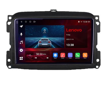 Navigáció Fiat 500 2015-2021 Octa Core Android Rádió Bluetooth GPS WIFI/4G DSP 2K 8+128GB 360 Toslink