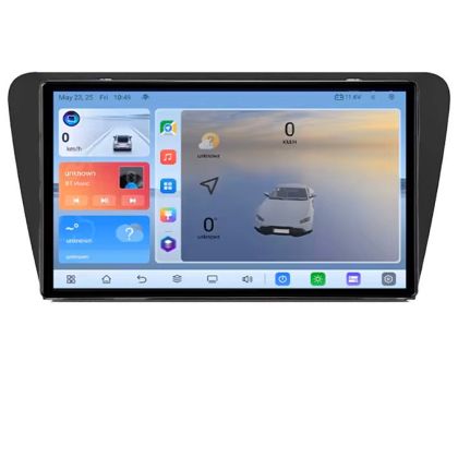 Navigáció Skoda Octavia 2014-2020 Manual C-279 Android 8 Core 2.2 Ghz 8+128 Qled 1K ADAS 4G LTE GPS 360 KIT-279+EDT-E410V3