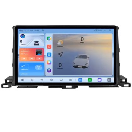 Toyota Highlander 2013-2018 navigáció Android kijelző Qled 2K Octa core 4+32 KIT-highlander13+EDT-E410V3