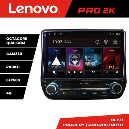Dedikált navigáció Ford Fiesta 2020 - Lenovo Qled 2K Octa Core 8+256 360 DSP Carplay android autórádió gps internet PRO-2K-9-8+256