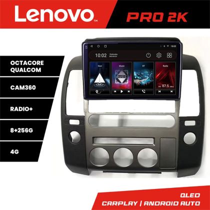 Dedikált navigáció Nissan Pathfinder és Navara autókhoz gyári navigációval Lenovo Qled 2K Octa Core 8+256 360 DSP carplay android auto rádió gps internet PRO-2K-9-8+256