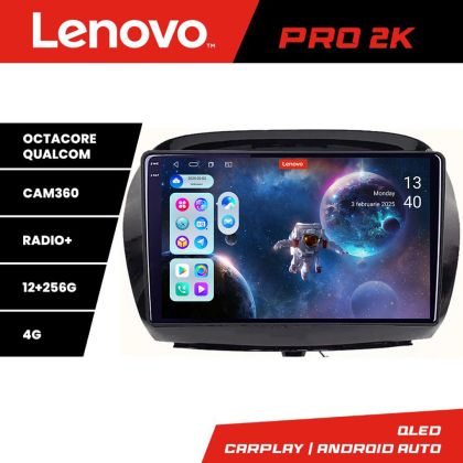 Dedikált navigáció Honda FR-V 2004-2009 Lenovo Qled 2K Octa Core 12+256 360 DSP ADAS Carplay android-auto PRO-2K-9-12+256