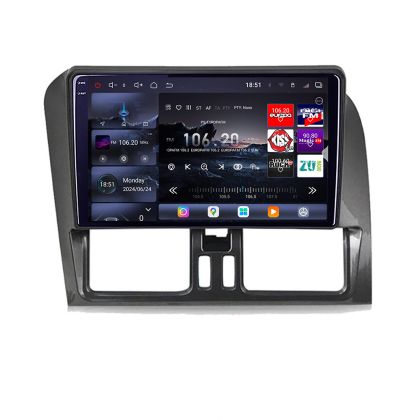 Volvo XC60 2014-2018 dedikált navigáció Sensus Connect rendszerrel Android Qled 2K Octa Core 16+512 LTE 4G DSP Wifi 5Ghz android-auto carplay gps EDT-E809-2K