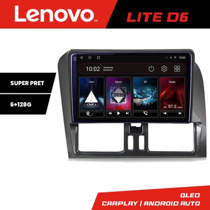 Volvo XC60 2014-2018 dedikált navigáció Sensus Connect rendszerrel Lenovo QLED Octa core 6+128 DSP Wifi 5Ghz Android gps LITE-9-6+128