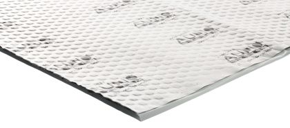 ALUBUTYL1500 rezgéscsillapító hangszigetelés, 2,4 m2-es csomag, 1,5 mm-es vastagság, 8 lap