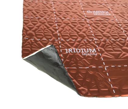 Vibro hangszigetelés Dr. Artex Earth Iridium Medium 2,0 mm vastag, egy lap 750 x 500 mm