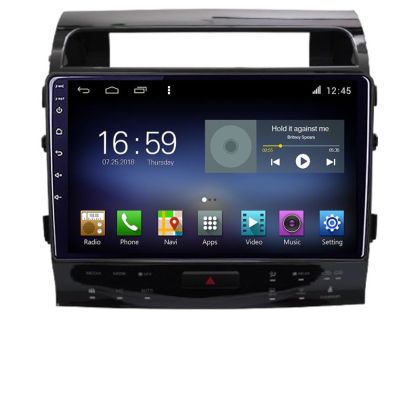 Navigatie Toyota Land Cruiser V8 L200 2009-2020 Octa Core cu Android Radio Bluetooth Internet GPS WIFI DSP 8+128GB 4G