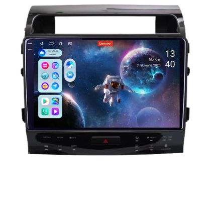 Navigáció Toyota Land Cruiser V8 L200 2009-2020 Lenovo Qled 2K Octa Core 12+256 360 DSP ADAS Carplay android auto rádió internet készlet-381-type-b+PRO-2K-10-12+256