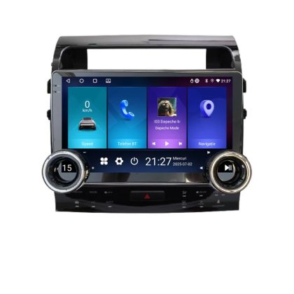 Navigáció Toyota Land Cruiser V8 L200 2009-2020 Edotec Incell 1K 10.5 hüvelykes 4+64 carplay android auto rádió internet kit-381-type-b+EDT-E211-RK+kit-10-9