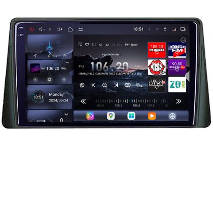 Navigáció Ford Focus 4 2019+ Kuga 2018-2023 Edotec Kit-focus4 8 magos QLED 2K 12+256GB 360 Android Waze USB Internet Navigáció Youtube Rádió