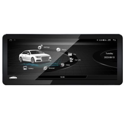 Navigatie dedicata Audi A6 A7 C7 2015-2018 MIB Lenovo Brillante ecran 12.3" 8+128 4G Qled internat BT carplay android auto