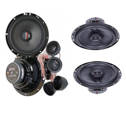 Pachet 2 Difuzoare Audio System MX 165 EVO + 2 Difuzoare Coaxiale MXC 165 EVO si accesorii instalare