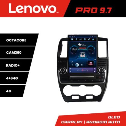 Navigáció Land Rover Freelander 2007-2011 Lenovo Tesla Qled 9.7" Octacore 4G RAM 64G HDD 4G DSP Carplay Android Auto 360° kamerák Bluetooth