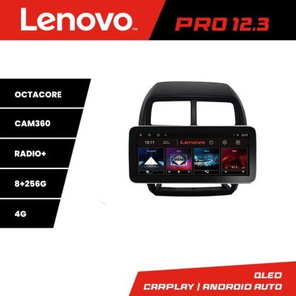 Navigatie Mitsubishi ASX 2017-2021 model facelift Lenovo PRO 8+256 12.3 inch qled android 4G DSP gps internet  Kit-026-facelift v1
