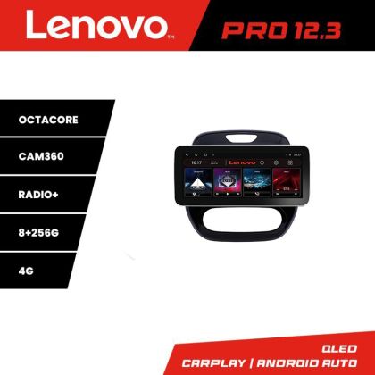 Navigatie Renault Captur K-CAPTUR Lenovo PRO 8+256 12.3 inch qled android 4G DSP gps internet  8Core