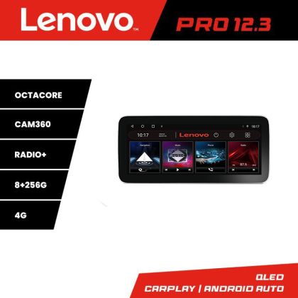 Navigatie Renault Express Lenovo PRO 8+256 12.3 inch qled android 4G DSP gps internet  8Core