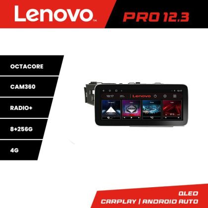 Navigatie Honda Fit 2014-2019 Lenovo PRO 8+256 12.3 inch qled android 4G DSP gps internet  Kit-fit-14