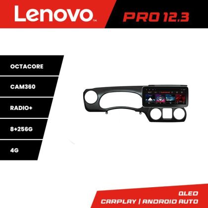 Navigáció JEEP WRANGLER 2011-2016 Manual K-wr Lenovo PRO 8+256 12,3 hüvelykes qled android 4G DSP gps internet