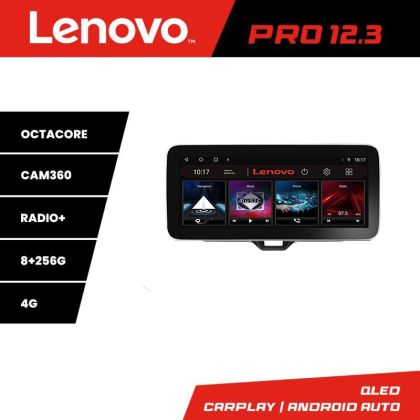 Navigáció Toyota Yaris 2020- Lenovo PRO 8+256 12,3 hüvelykes qled android 4G DSP gps internet kit-yaris2020