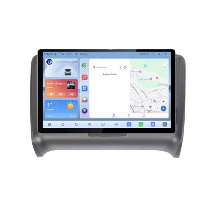 Navigatie dedicata Audi TT 2004-2011 Quad Core N-078 Edonav ecran 13" 1K 4+64 Android Waze USB Navigatie 4G 360 Toslink Youtub