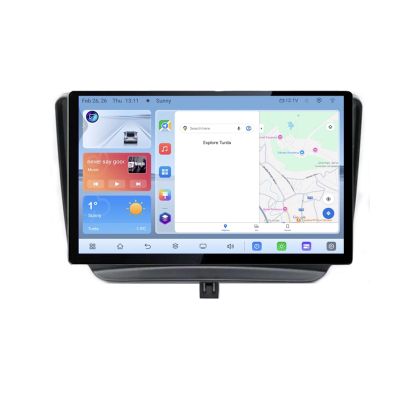 Navigatie Ford Turneo Courier Transit Courier 2014-2021 Qled 1K Octa Core 4+64 LTE 4G DSP Wifi 5Ghz android auto carplay radio gps internet kit-turneo+EDT-E413V3