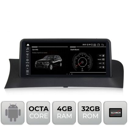 Navigatie dedicata BMW X3 X4 F25 F26 2012-2015 cu ecran NBT Android ecran 12.3" 4+32 4G BT