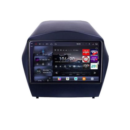 Navigatie Hyundai IX35 2011+ Edotec Kit-361 8 core QLED 2K 16+512GB 360 Android Waze USB Navigatie Internet Youtube Radio