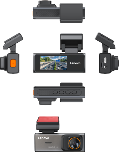 Camera DVR Lenovo S7-1970 2K fata si 1080 spate ecran 1.97 inch IPS Wifi unghi larg monitorizare parcare