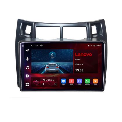 Navigatie Toyota Yaris 2008-2011 Lenovo Kit-YARIS08 8 Core 2.0 Ghz 4+64 Qled Incell 1K Android 360 Carplay DSP AHD 1080P E-Sim 4G Wifi 5Ghz Bluetooth Qualcomm Lenovo