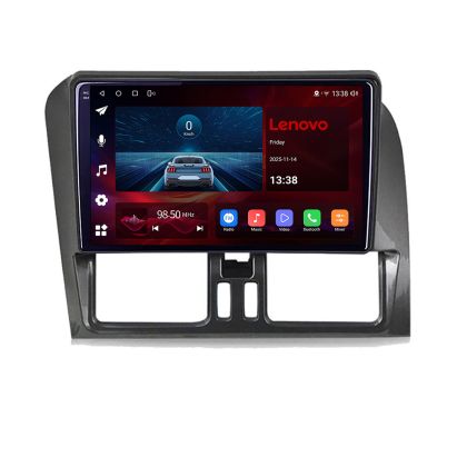 Navigatie Volvo XC60 Lenovo 8 Core 2.0 Ghz 4+64 Qled Incell 1K Android 360 Carplay DSP AHD 1080P E-Sim 4G Wifi 5Ghz Bluetooth Qualcomm