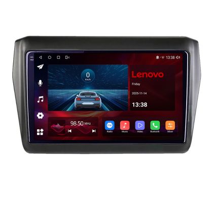 Navigatie Suzuki Swift 2017- Lenovo Kit-2179 8 Core 2.0 Ghz 4+64 Qled Incell 1K Android 360 Carplay DSP AHD 1080P E-Sim 4G Wifi 5Ghz Bluetooth Qualcomm