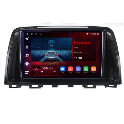 Navigatie Mazda 6 2013-2017 Lenovo Kit-223 8 Core 2.0 Ghz 4+64 Qled Incell 1K Android 360 Carplay DSP AHD 1080P E-Sim 4G Wifi 5Ghz Bluetooth Qualcomm