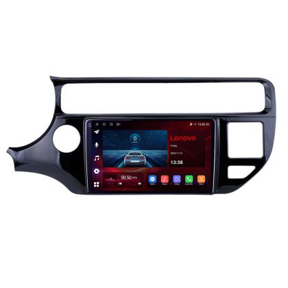 Navigatie Kia Rio Lenovo Kit-504 8 Core 2.0 Ghz 4+64 Qled Incell 1K Android 360 Carplay DSP AHD 1080P E-Sim 4G Wifi 5Ghz Bluetooth Qualcomm