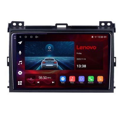 Navigatie Toyota Prado 2007- Lenovo Kit-456 8 Core 2.0 Ghz 4+64 Qled Incell 1K Android 360 Carplay DSP AHD 1080P E-Sim 4G Wifi 5Ghz Bluetooth Qualcomm v1