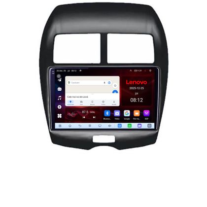 Navigatie Mistubishi ASX Lenovo Kit-026 8 Core 2.2 Ghz 8+128 Qled Incell 1K Android 360 Carplay DSP AHD 1080P ADAS 4G Wifi 5Ghz Bluetooth PRO
