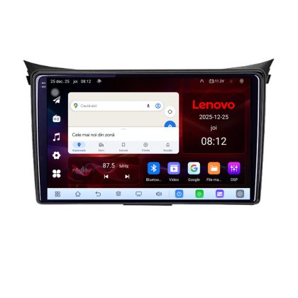 Navigatie Hyundai I30 2011-2016 8 Core 2.2 Ghz 8+128 Qled Incell 1K Android 360 Carplay DSP AHD 1080P ADAS 4G Wifi 5Ghz Bluetooth PRO Lenovo
