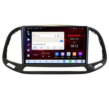 Navigatie Fiat Doblo 2015-2018 Lenovo Kit-DOBLO15 8 Core 2.2 Ghz 8+128 Qled Incell 1K Android 360 Carplay DSP AHD 1080P ADAS 4G Wifi 5Ghz Bluetooth PRO
